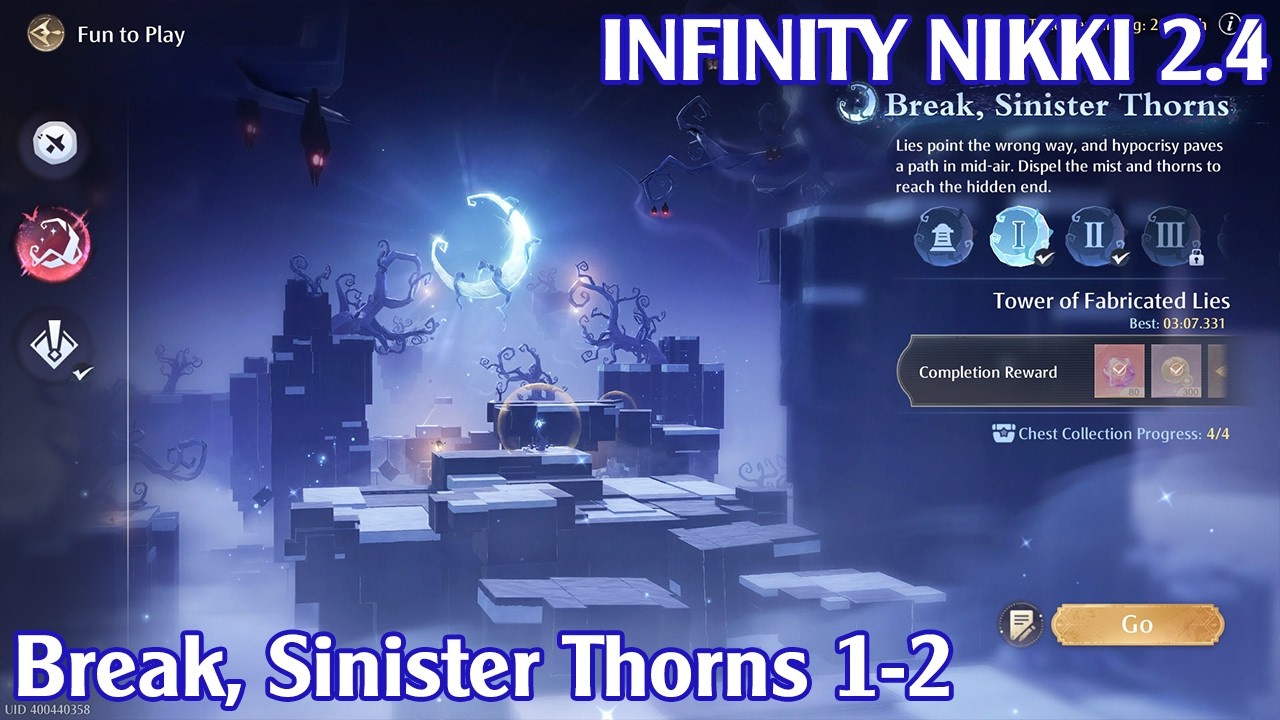 Break, Sinister Thorns 1-2 | Infinity Nikki 2.4 - The Forest Need Not Listen