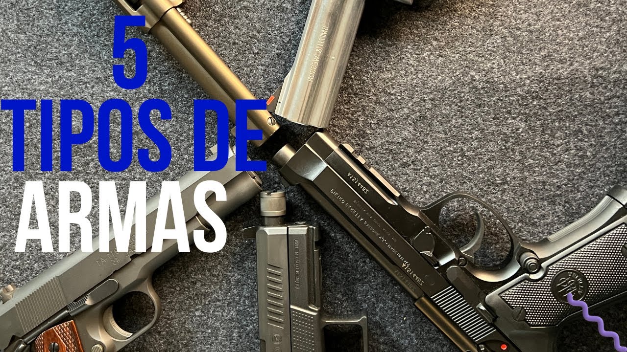 5 Diferentes Tipos De Armas (Pistolas)