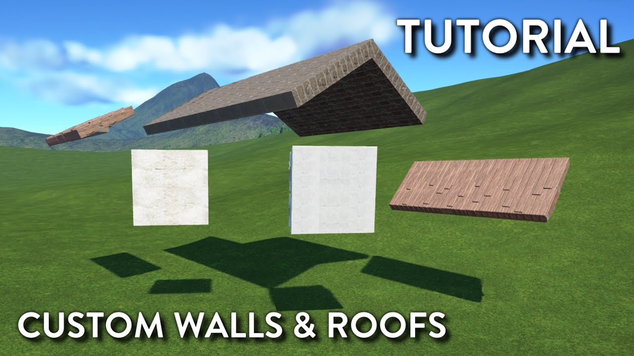 Planet Coaster Tutorial - Custom Walls & Roofs