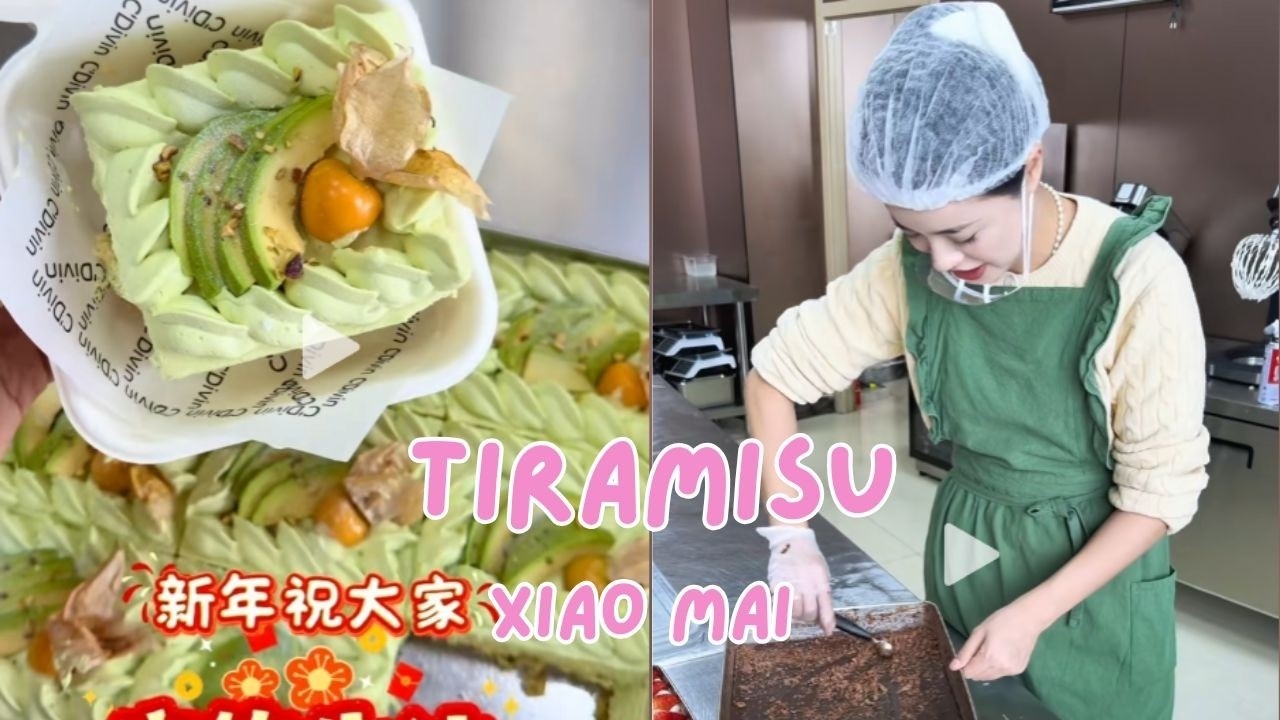 67 Tiramisu Trays Sold Together with Xiao Mai – 03162026 - China Food Daily #streetfood #tiramisu