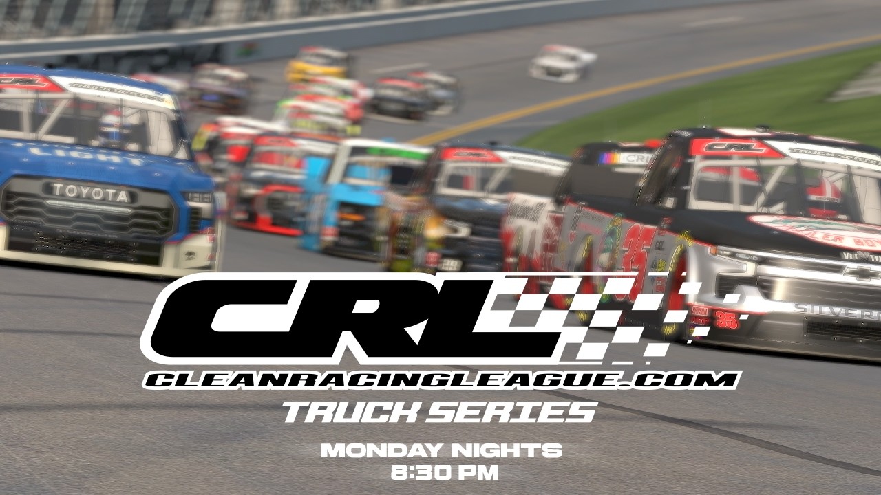 iRacing Clean racing league Truck Series  Race live from:   Auto Club Speedway