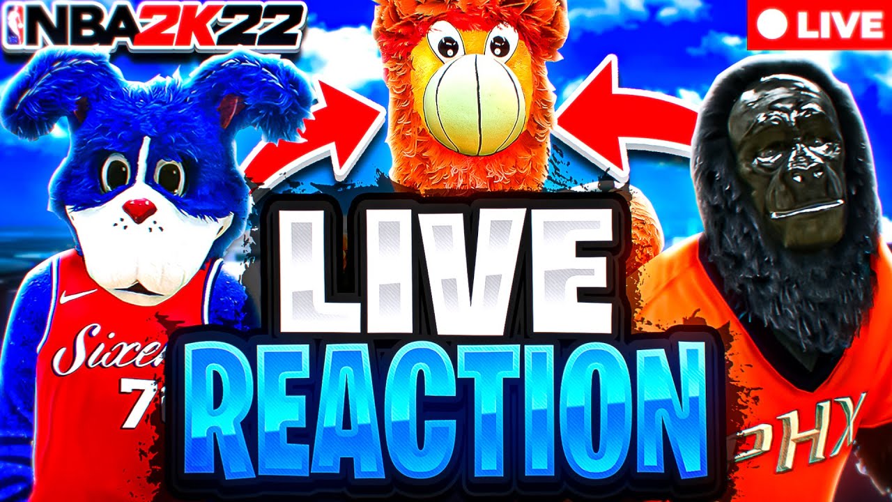 I UNLOCKED EVERY MASCOT on NBA 2K22 LIVE REACTION SEASON 7 w/ 6'6 ALL AROUND GUARD BUILD (next gen)