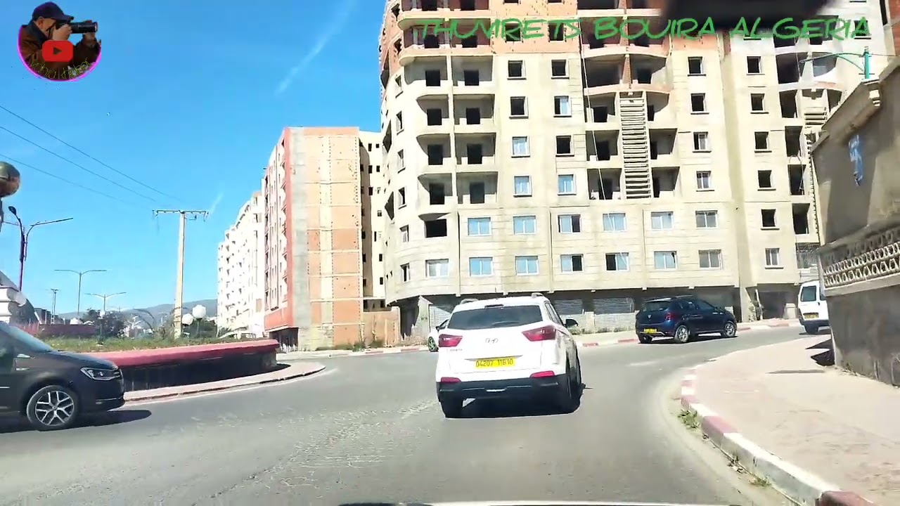 🌄Bouira🌙City✨tour🚙💐vid&eacute;o ✨HD✨algeria. 🇩🇿🌍.