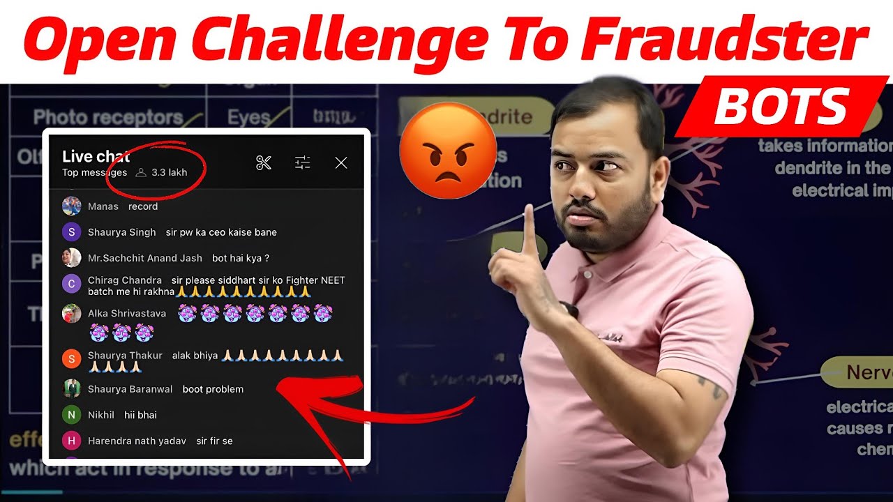 Alakh Sir Angry In Live Class 😡 | Open Challenge To Bot Fraudsters 🙏💯 | Last Warning To Scammers ⚠️