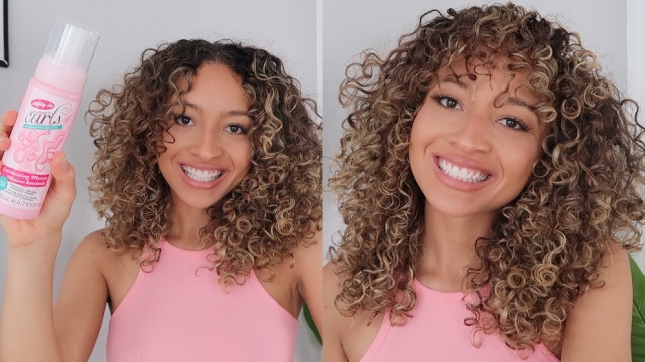 DIPPITY DO GIRLS WITH CURLS BOOSTING MOUSSE WASH AND GO & REVIEW // 3A CURLS