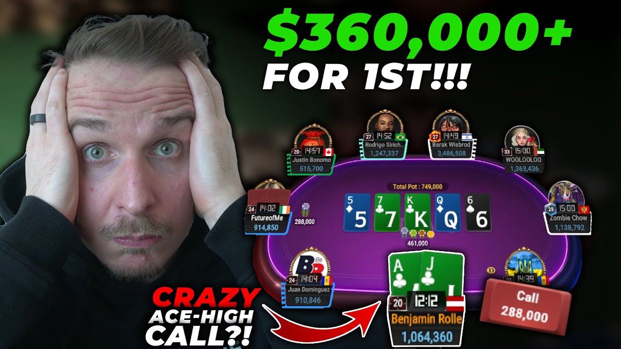 Calling ACE-HIGH On A $360,000 Poker Final Table!! | + Hand Breakdown!