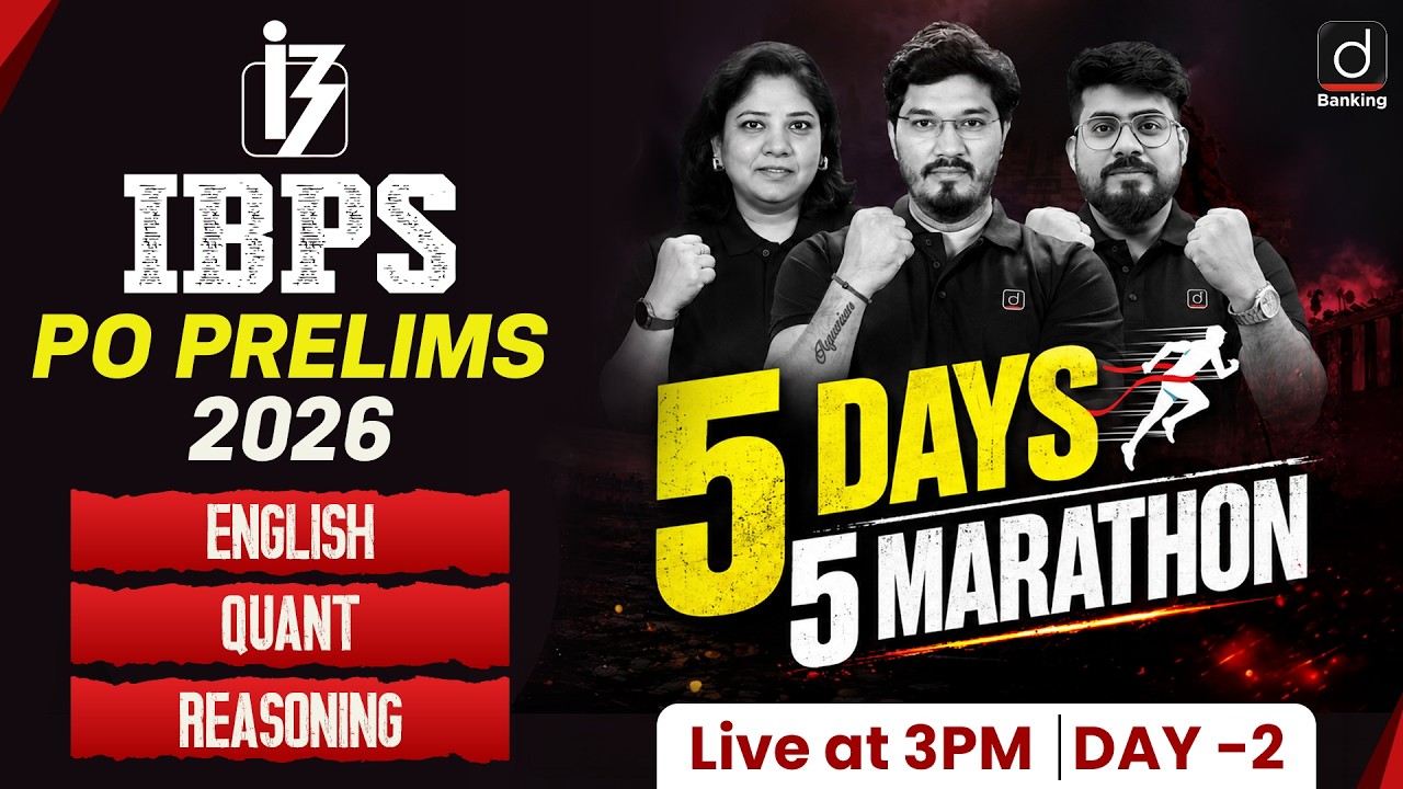 IBPS PO Marathon 2026 | IBPS PO Complete Marathon -2 | Reasoning, English, Quant | Drishti Banking