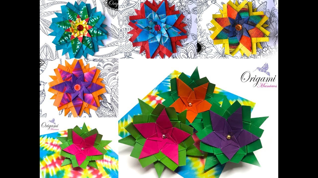 Origami Maniacs 383: Mandala Floral
