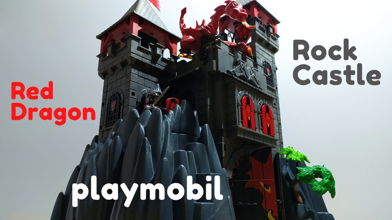 PLAYMOBIL KNIGHTS No6 ROCK CASTLE 3269 RED DRAGON FORTRESS / &Kappa;ά&sigma;&tau;&rho;&omicron; &Iota;&pi;&pi;&omicron;&tau;ώ&nu; &tau;&omicron;&upsilon; &Kappa;ό&kappa;&kappa;&iota;&nu;&omicron;&upsilon; &Delta;&rho;ά&kappa;&omicron;&upsilon;