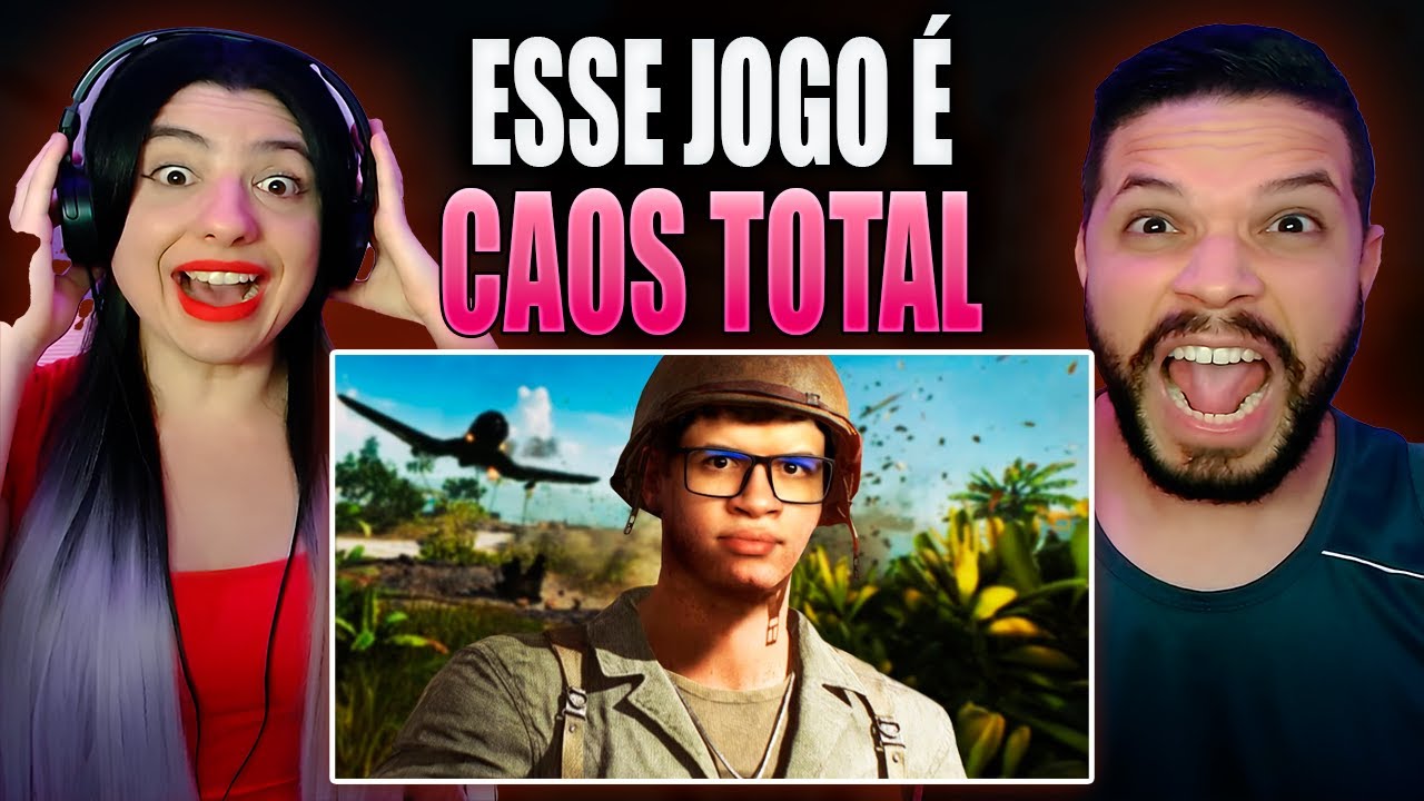 SÓ BALA NO PACÍFICO! - Battlefield 5 | Games EduUu (REACT)