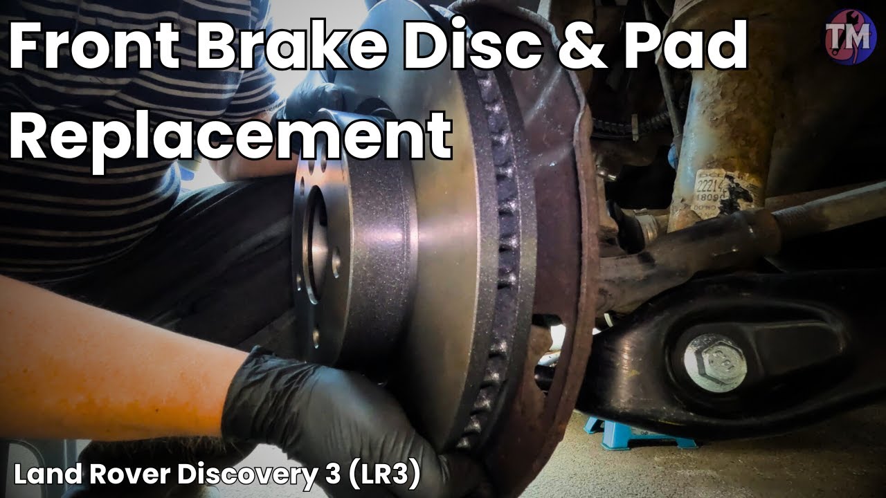 Land Rover Discovery 3/4 LR3 LR4 Front Brake Disc Rotor and Pad Replacement