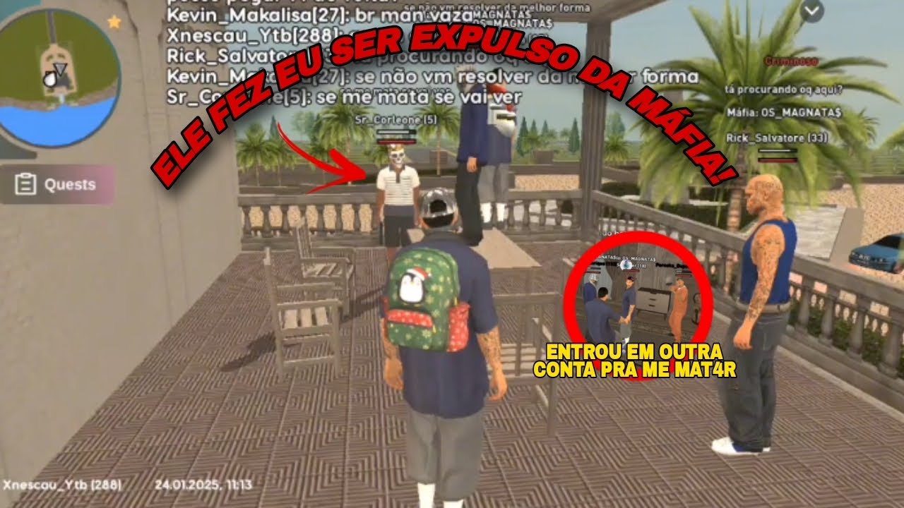 EU FUI EXPULSO DA MÁFIA POR CULPA DELE  - ( RIO RISE RP )