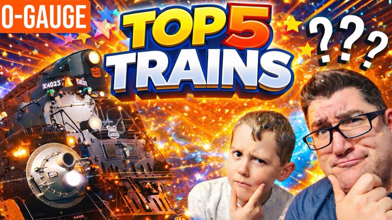 ТОП-5 ПОЕЗДОВ!! Наши ЛЮБИМЫЕ модели поездов масштаба O!