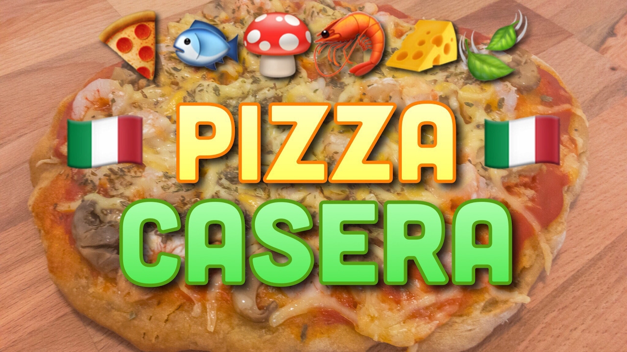 Pizza con masa casera #Horno