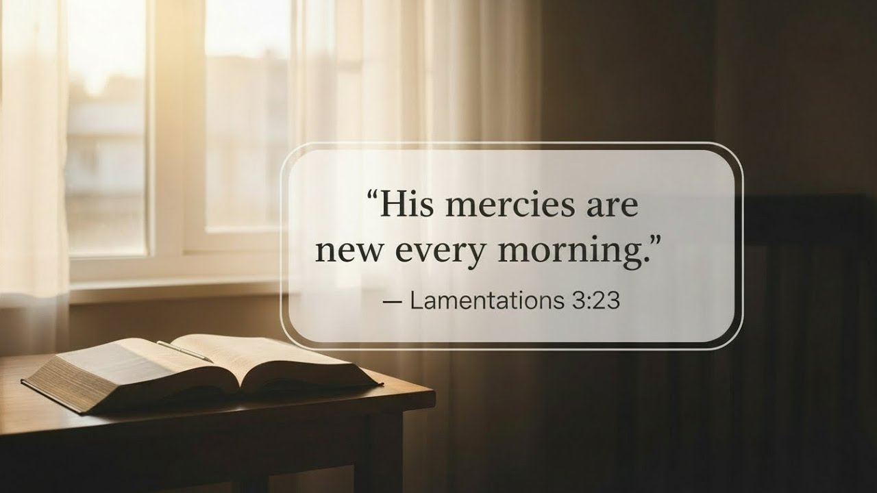 Catholic Morning Prayer | mercies are new every morning - Lamentations 3:23 | For Morning Worship