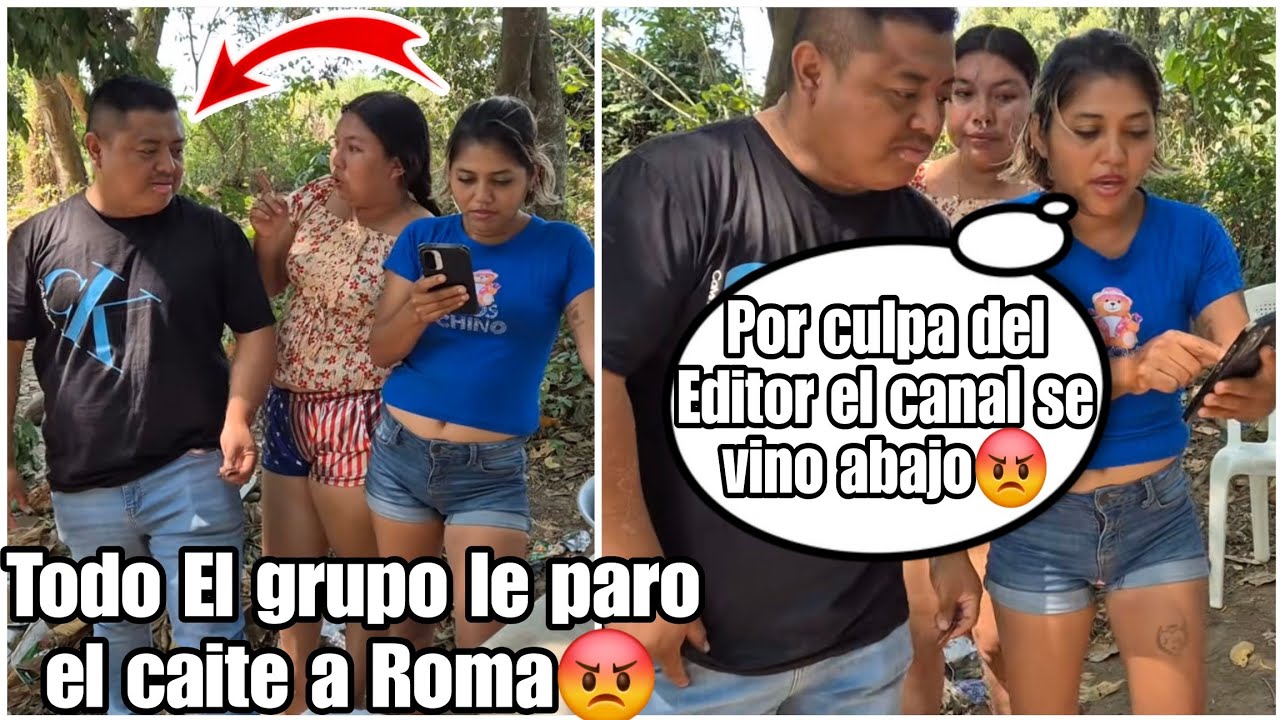 Hay Señor! Todo el Grupo como la gran pvt4 se le opuso a Roma|mande a la M al Editor gritaron😡