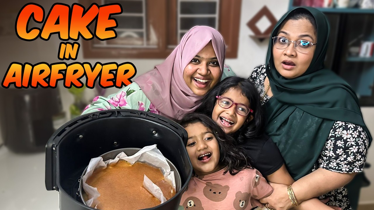 Cake Gone Wrong in Airfryer🫣 - Asifa Azar