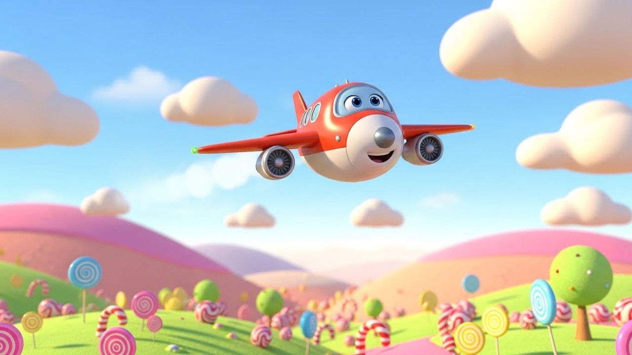 Маленький самолётик пролетает над Страной Чудес 🛩️☁️✨ | Мультфильм для детей и весёлые приключения