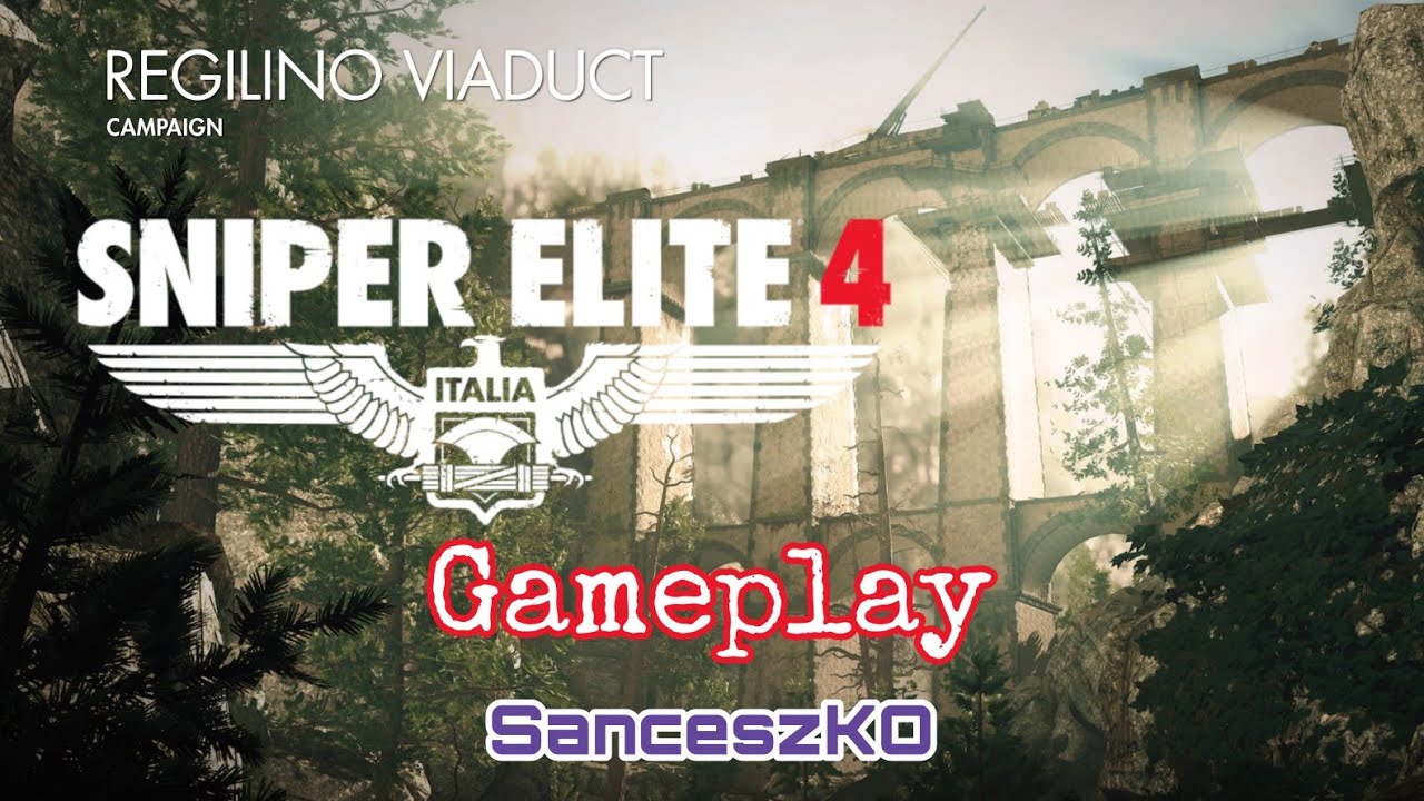 Sniper Elite 4 - Gameplay PS5 - REGILINO VIADUCT