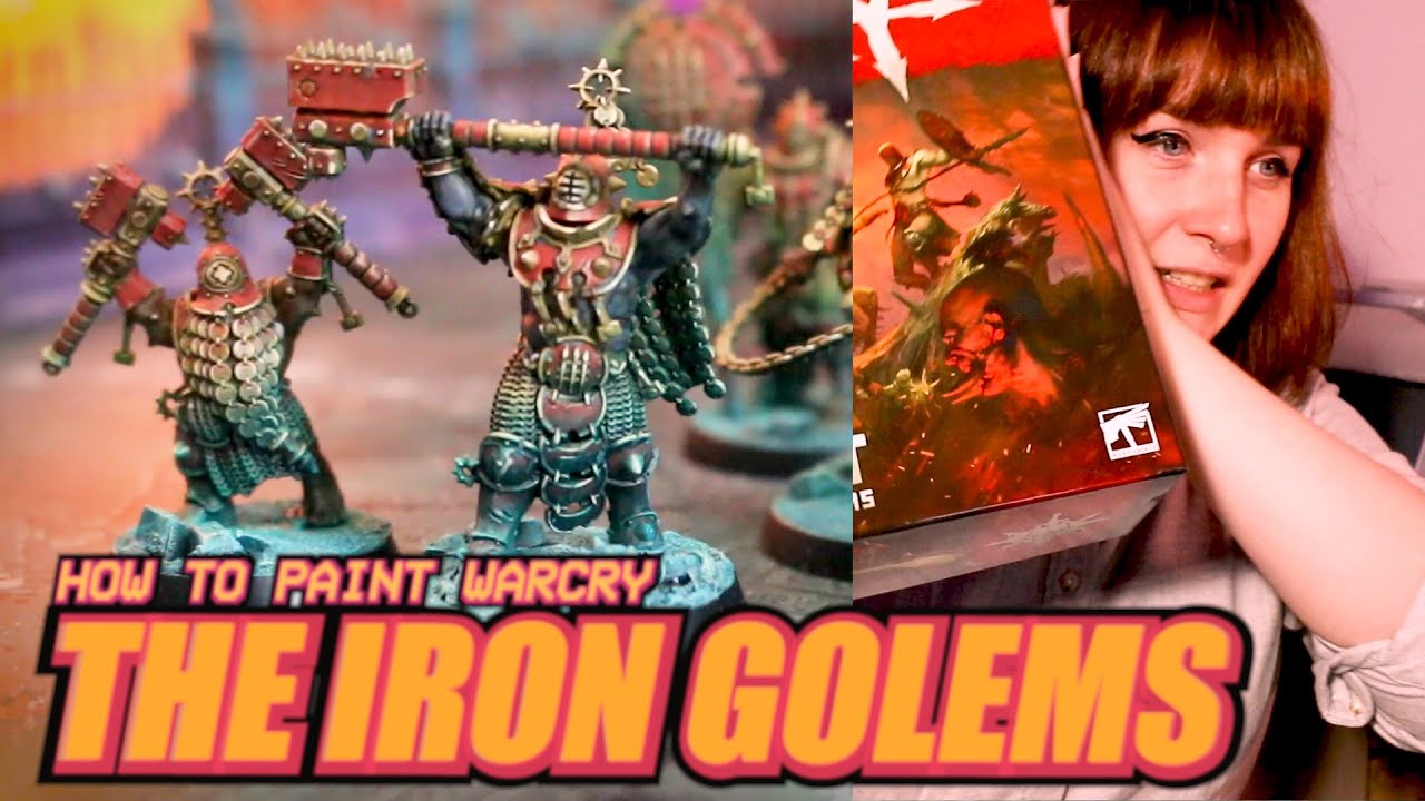 How to Paint The Iron Golems - Age of Sigmar: Warcry Painting Guide