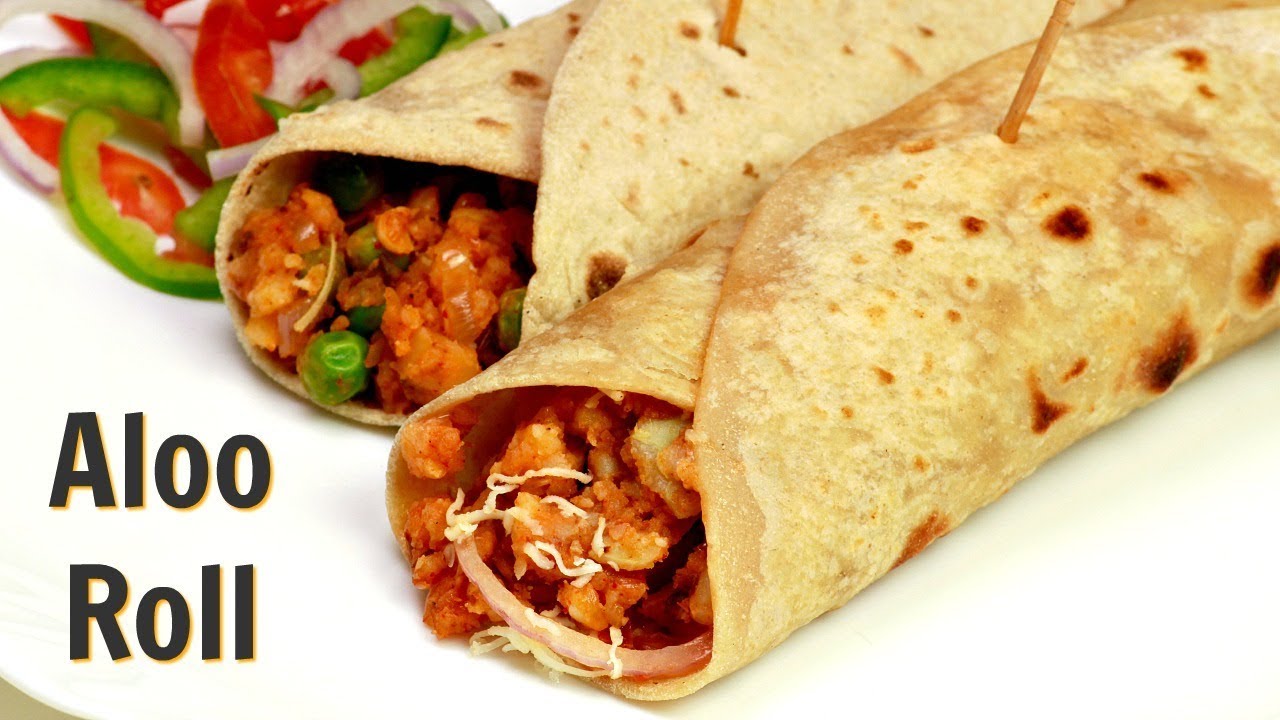 Aloo Roll | बच्चो के टिफ़िन के लिए आलू रोल | Potato Wrap | KabitasKitchen QR#58 | KabitasKitchen