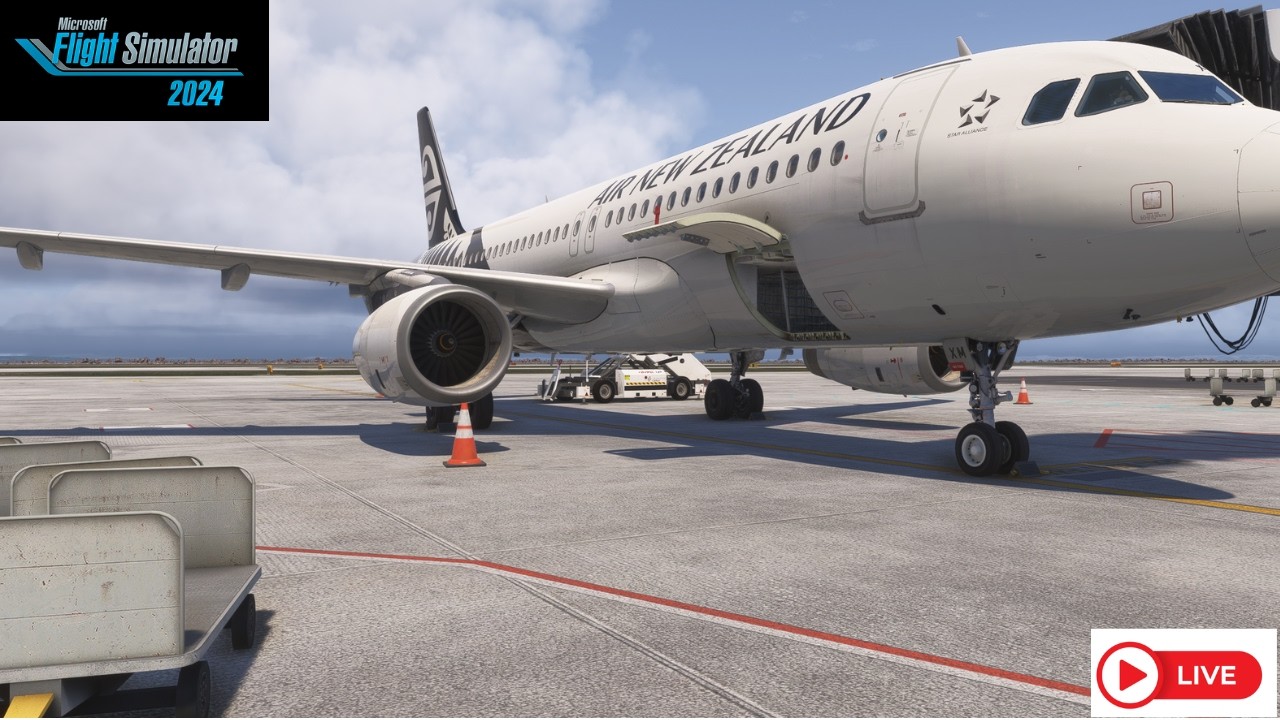 MSFS2024 Fenix A320 AUCKLAND to QUEENSTOWN Real Ops VATSIM