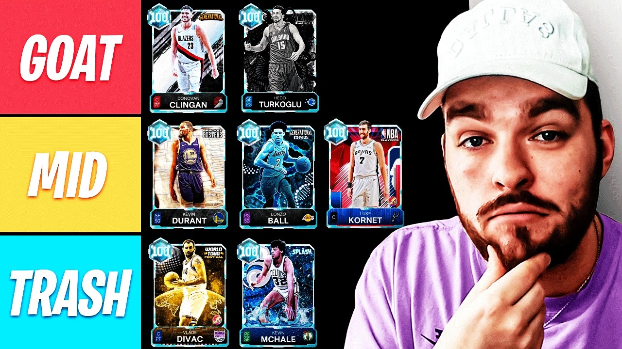 ТИР-ЛИСТ ЛУЧШИХ КАРТ С ОБЩИМ РЕЙТИНГОМ 100!! NBA 2K26 MyTEAM