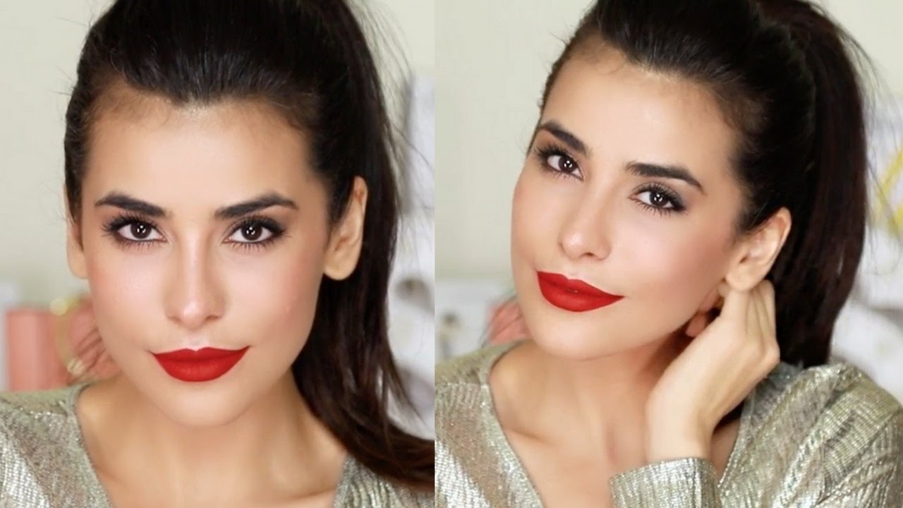 Classic Red Lip Makeup Tutorial | Sazan Hendrix