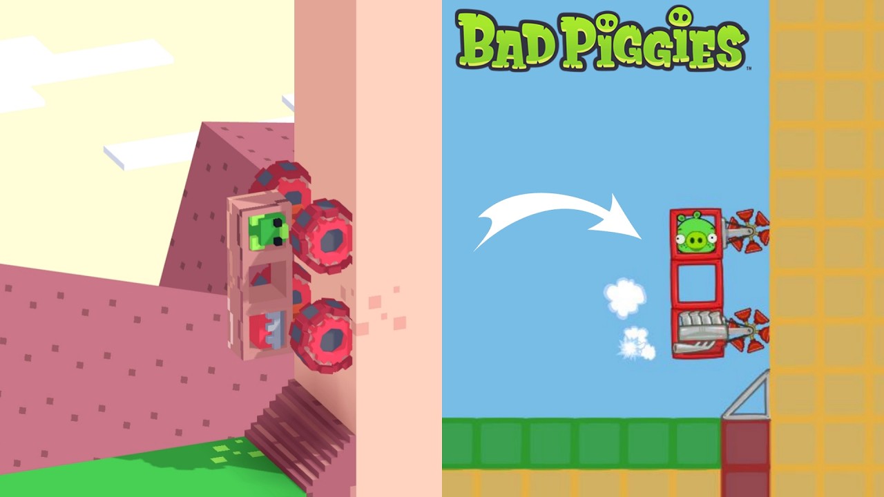 Bad Piggies vs Fancade Part 22