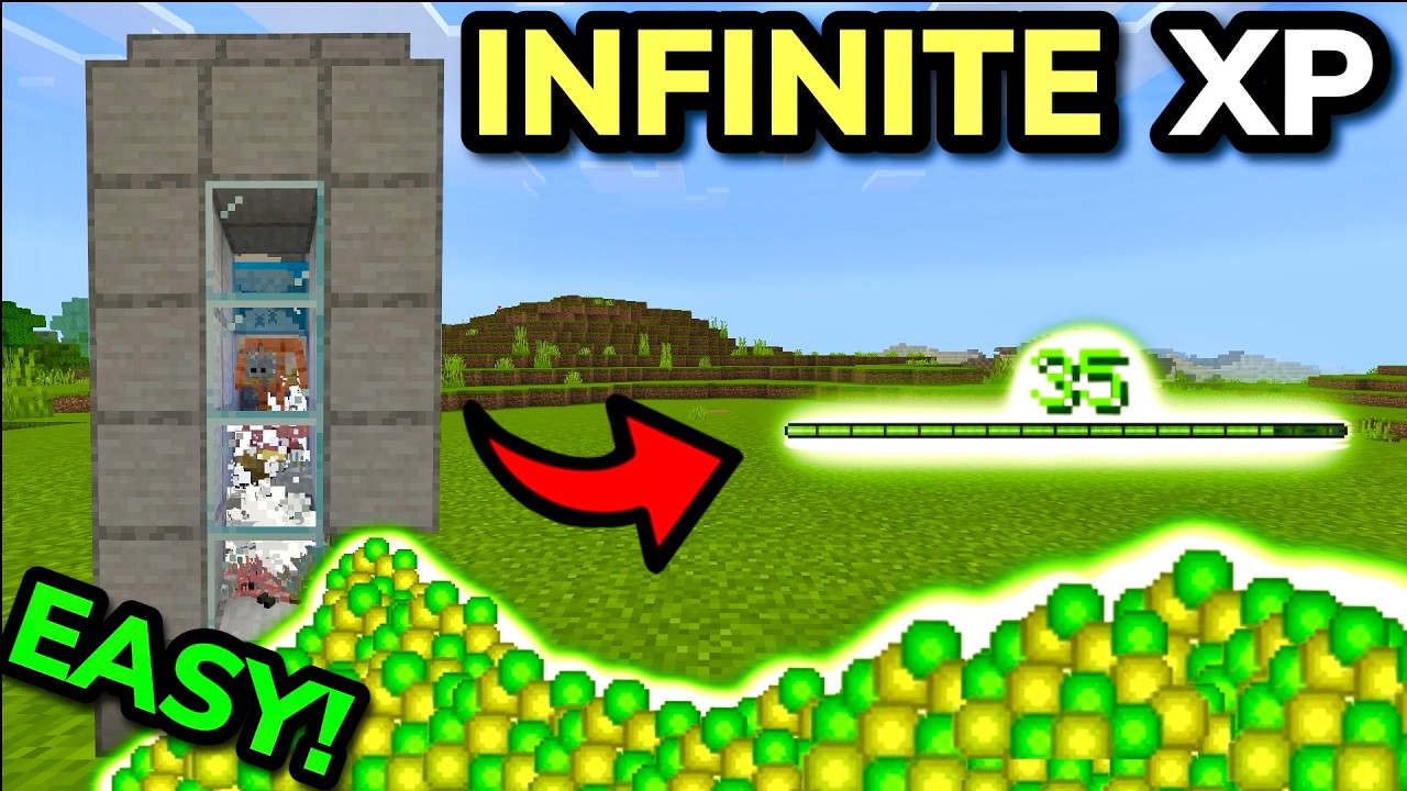 SIMPLE 26.4+ XP FARM TUTORIAL in Minecraft Bedrock