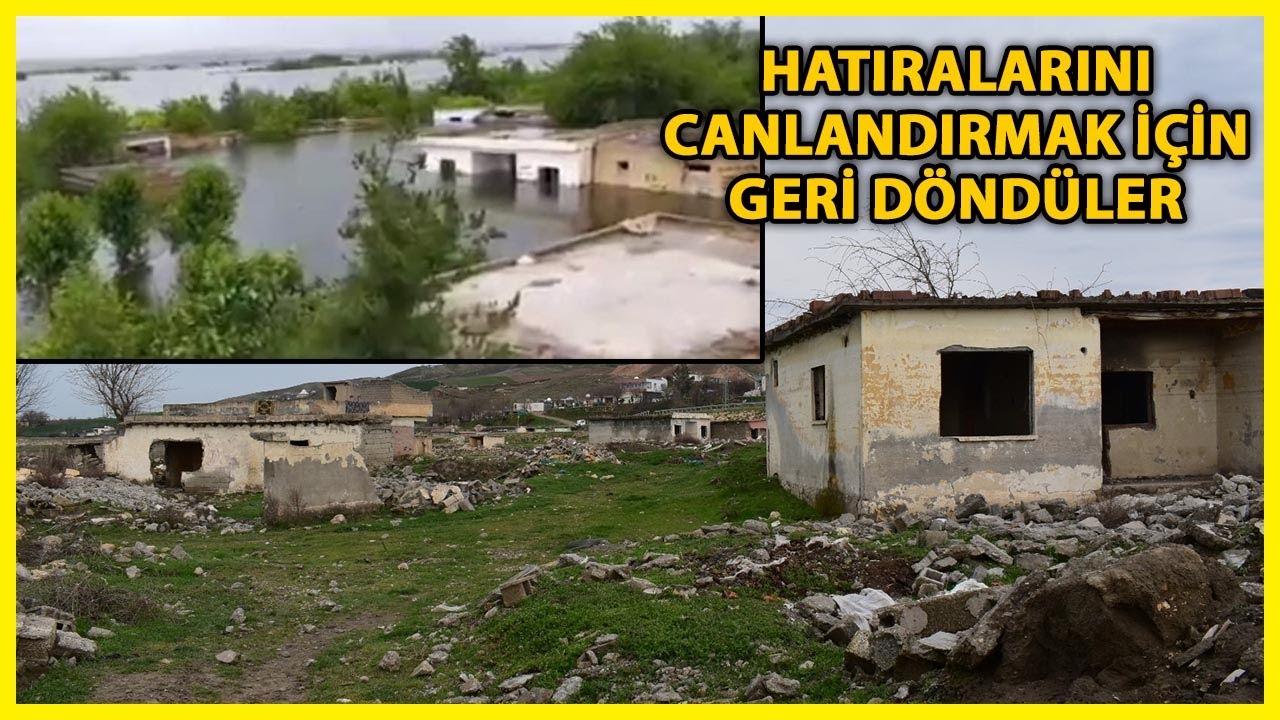 Baraj Suları Çekilince Köy Ortaya Çıktı; Duyan Görmeye Geldi