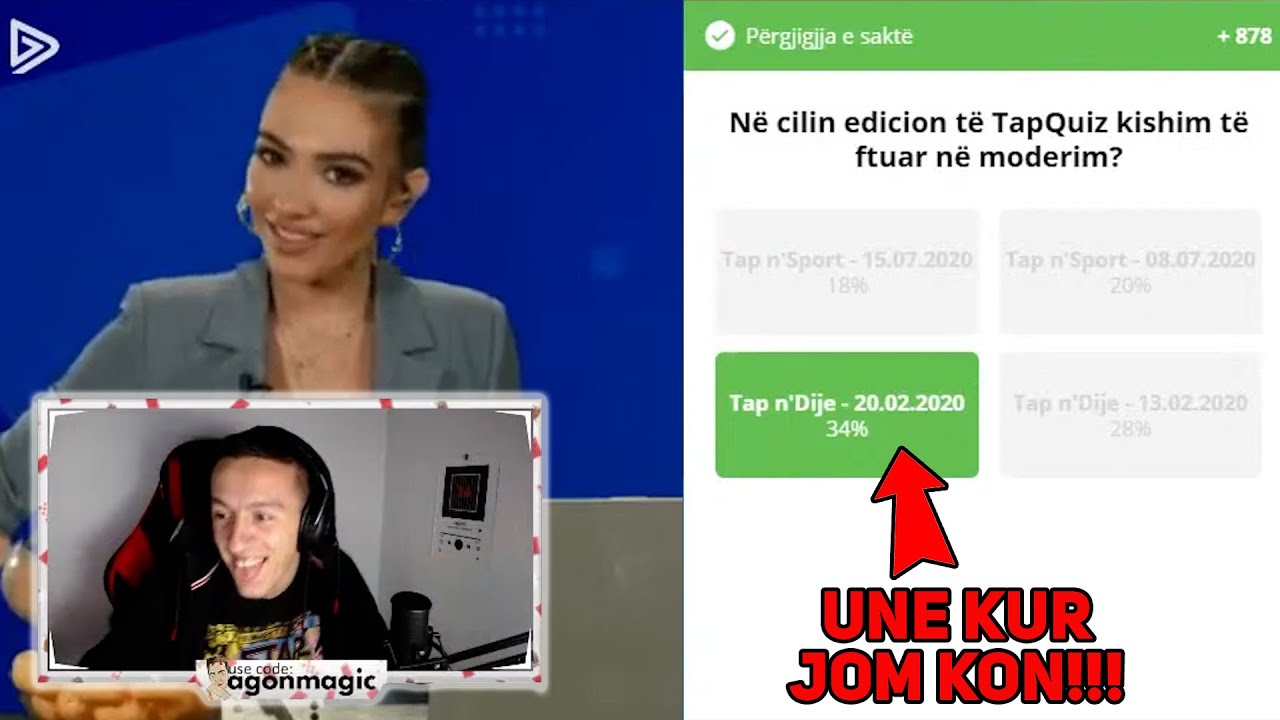 TapQuiz ka bo Pytje Rreth Meje?! - Gjirafa TapQuiz | Agon Gashi
