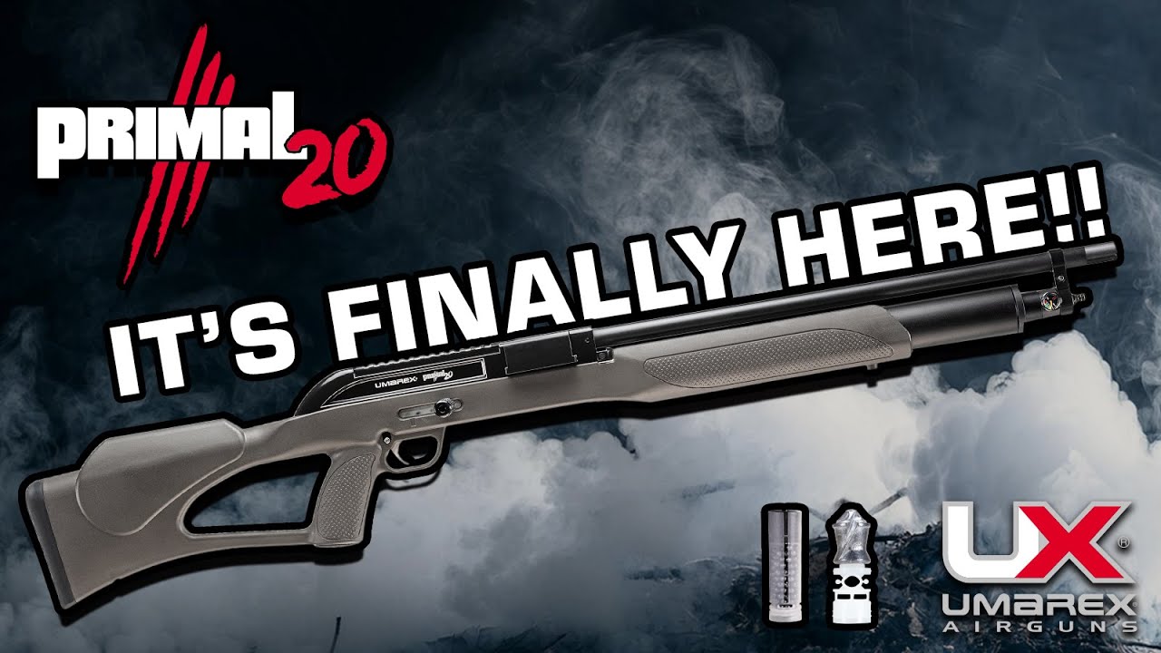 Umarex Primal 20 Big Bore Slug PCP Air Rifle and 20 Gauge Shotgun