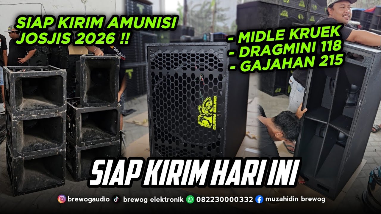 PESANAN SIAP KITA KIRIM HARI INI !! READY AMUNISI ANDALAN DI 2026 BY BREWOG ELEKTRONIK