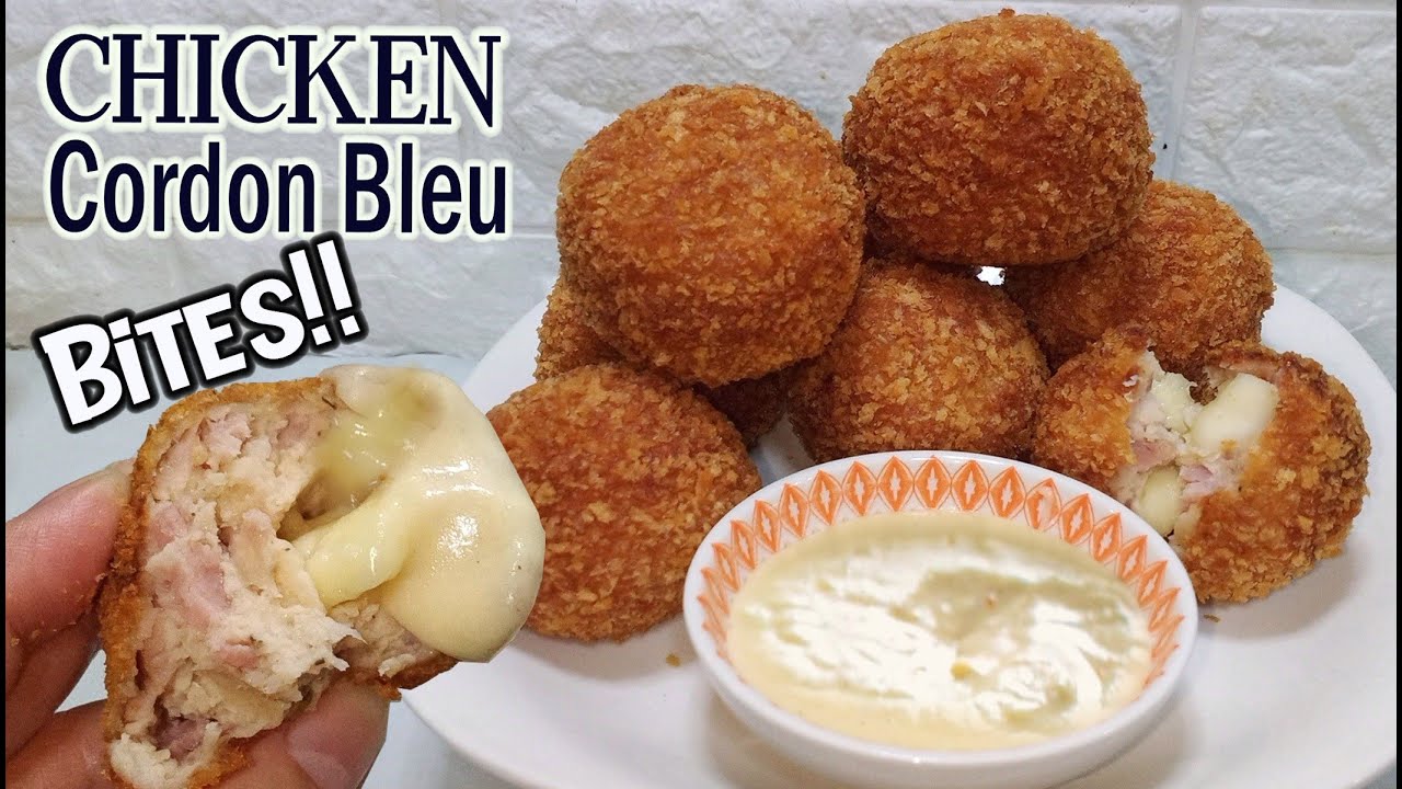 Chicken Cordon Bleu Meatballs with White Sauce | Panghandaan / Pang Negosyo