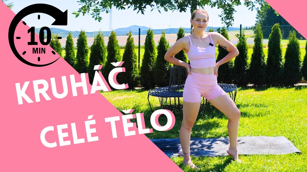 KRUHOVÝ TRÉNINK: full body cvičení s činkami pro PEVNÉ TĚLO! 10 minut