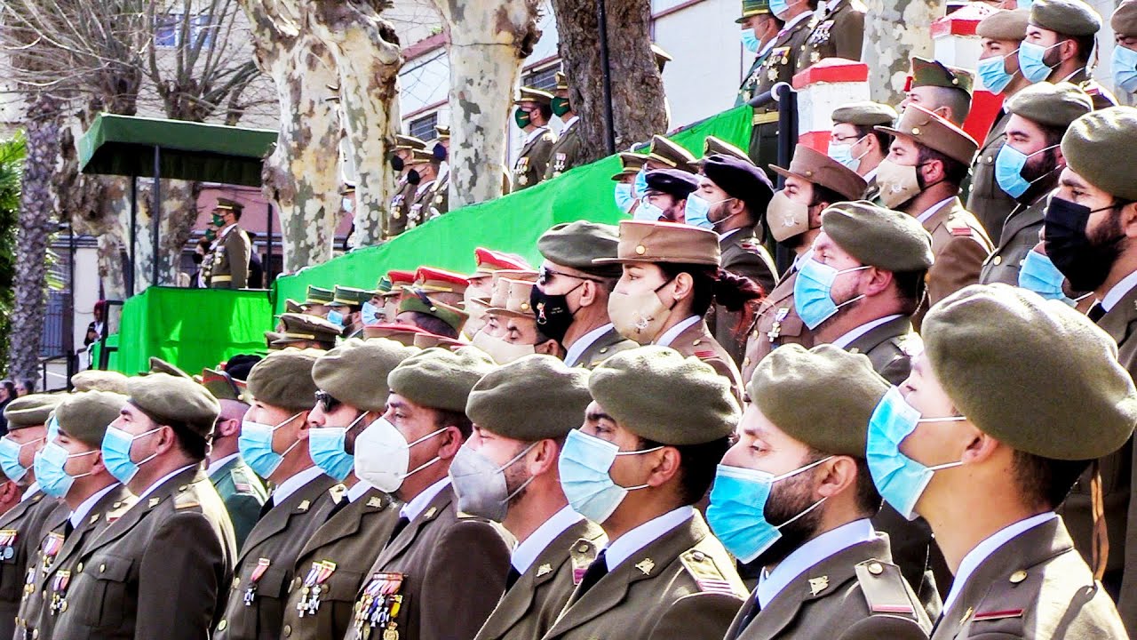 Acto militar en Otero por el Patrón del Cuerpo de Especialistas, San Juan Bosco
