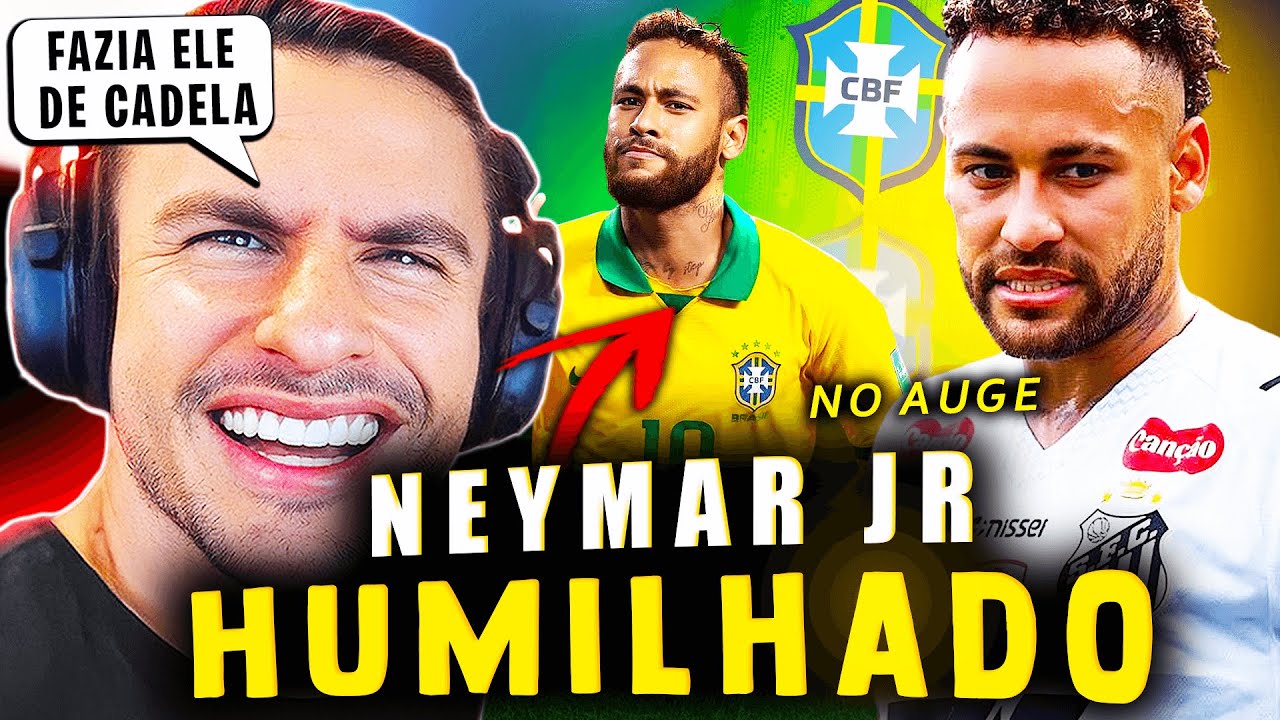 SUPER XANDÃO REAGINDO - JOGADORES DE FUTEBOL QUE HUMILHARAM O NEYMAR JR NO AUGE