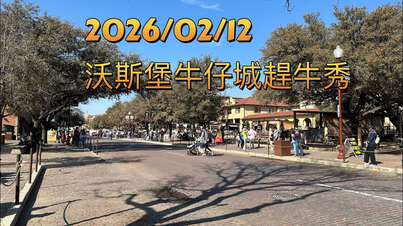 2026年2月13日沃斯堡牛仔城趕牛秀