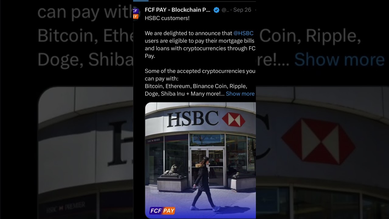 🥳 UK BANK ACCEPTS CRYPTO PAYMENTS FOR LOANS AND MORTGAGES! #shorts #btc #crypto