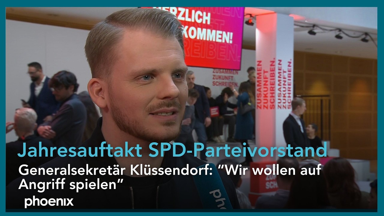 Jahresauftaktklausur des SPD-Parteivorstandes: Interview mit Generalsekretär Klüssendorf | 07.02.26