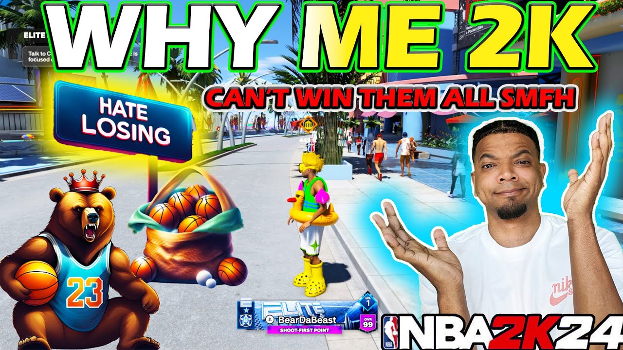 I HATE LOSING F***k SMH(FULL VID) #nba2k24 #beardabeast