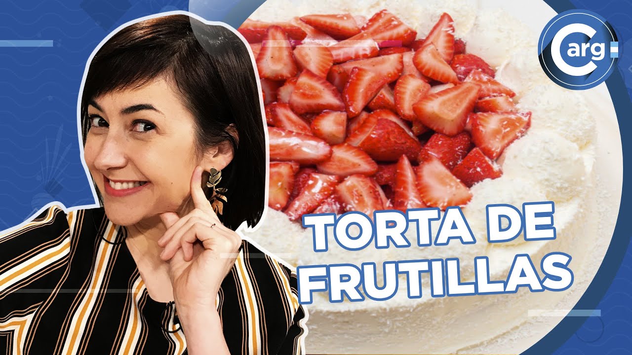 CÓMO PREPARO UNA TORTA HÚMEDA DE FRUTILLAS Y CREMA