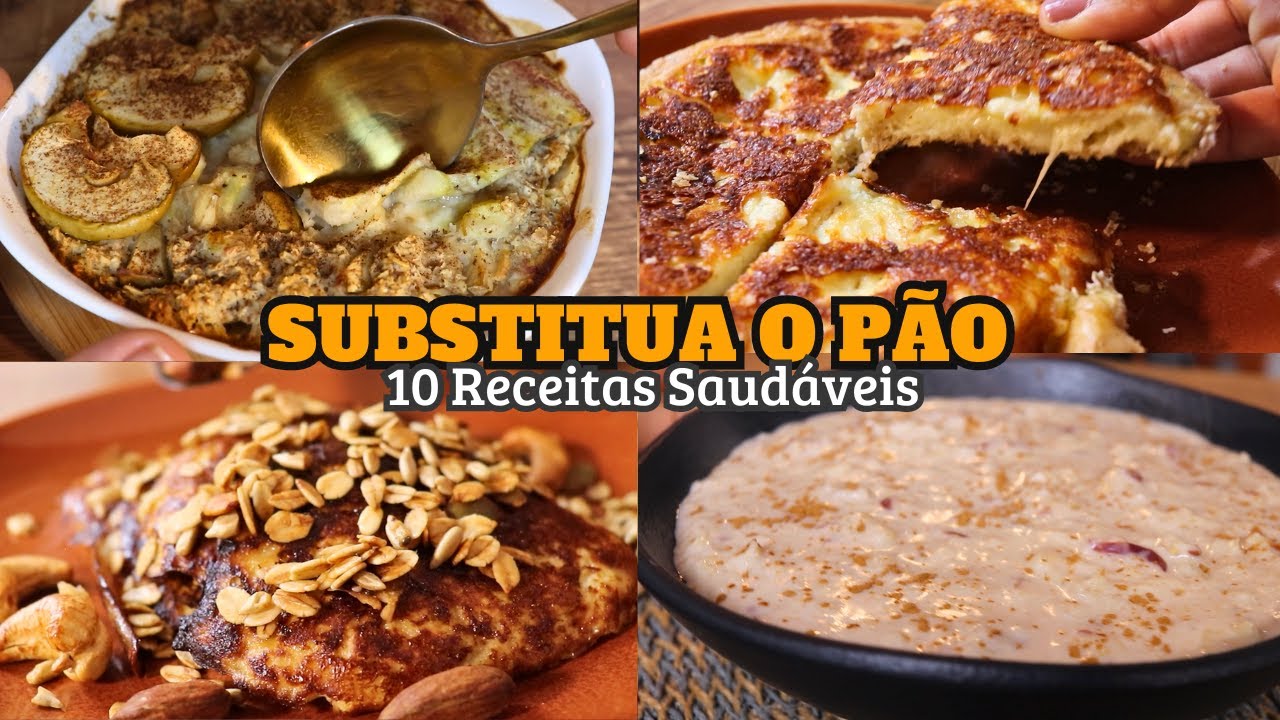 10 Receitas para Substituir o Pão Fácies e Saudáveis ( Compilado)