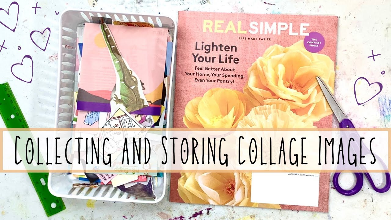 How I Collect, Sort + Store Collage Images to use in my A5 Hobonichi Cousin Avec Creative Journal