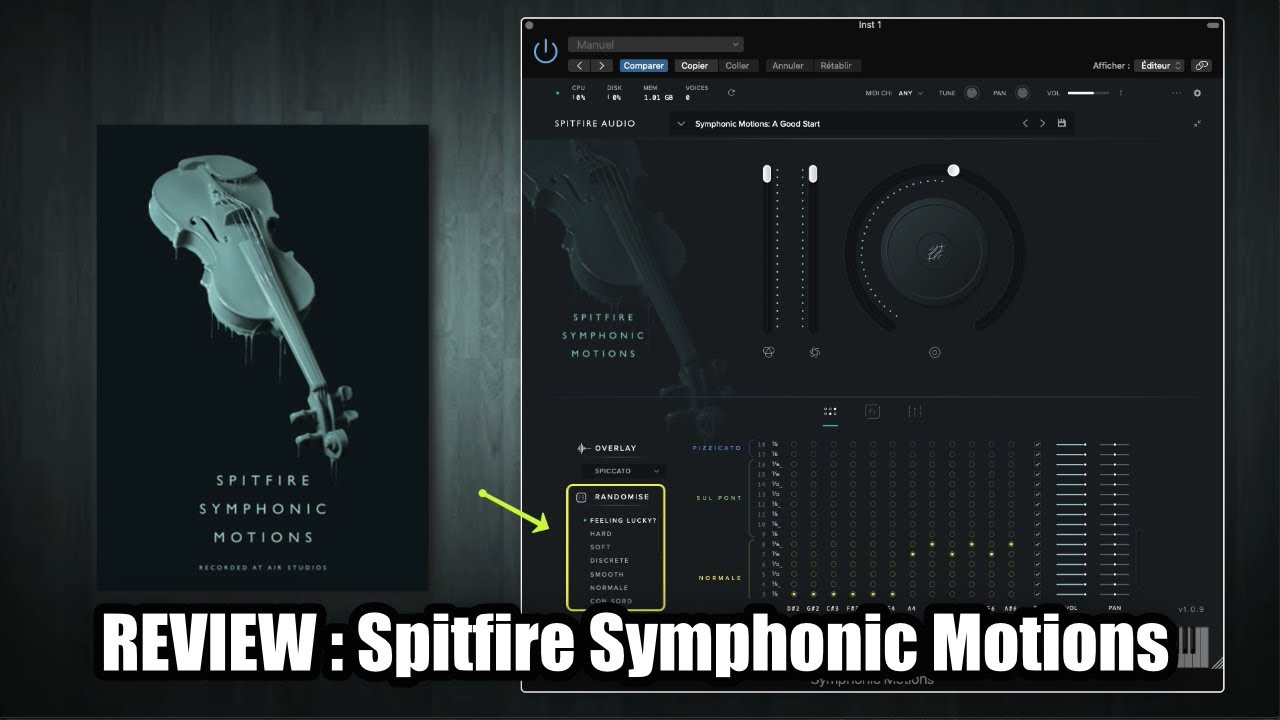 Test (en Français): Spitfire Symphonic Motions.