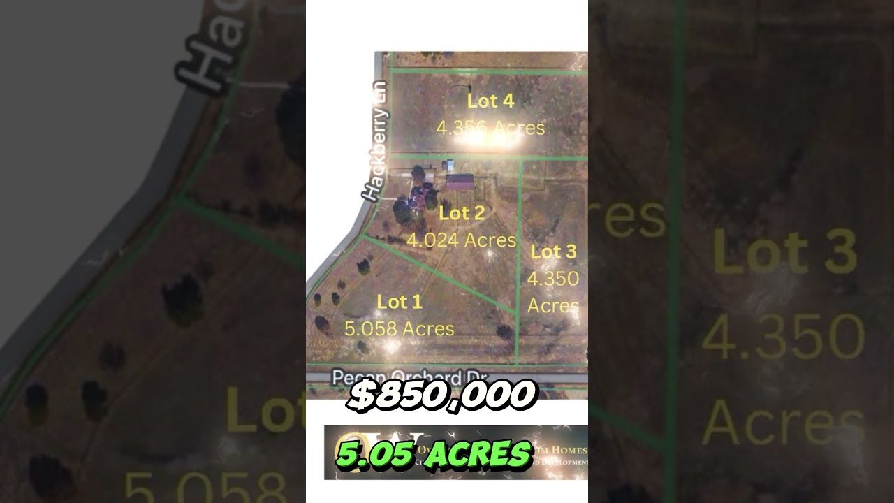 5 Acres in Collin County TX cost how much!!! #buyingland #landbuyingtips #sellingland