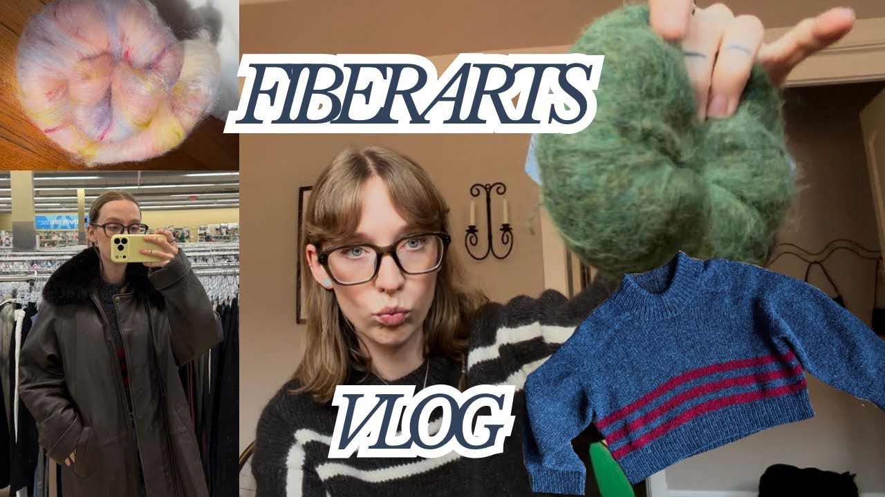 Catching up! Chatty fiber arts vlog (knitting FOs, cumulative haul, and twilight burlesque??)