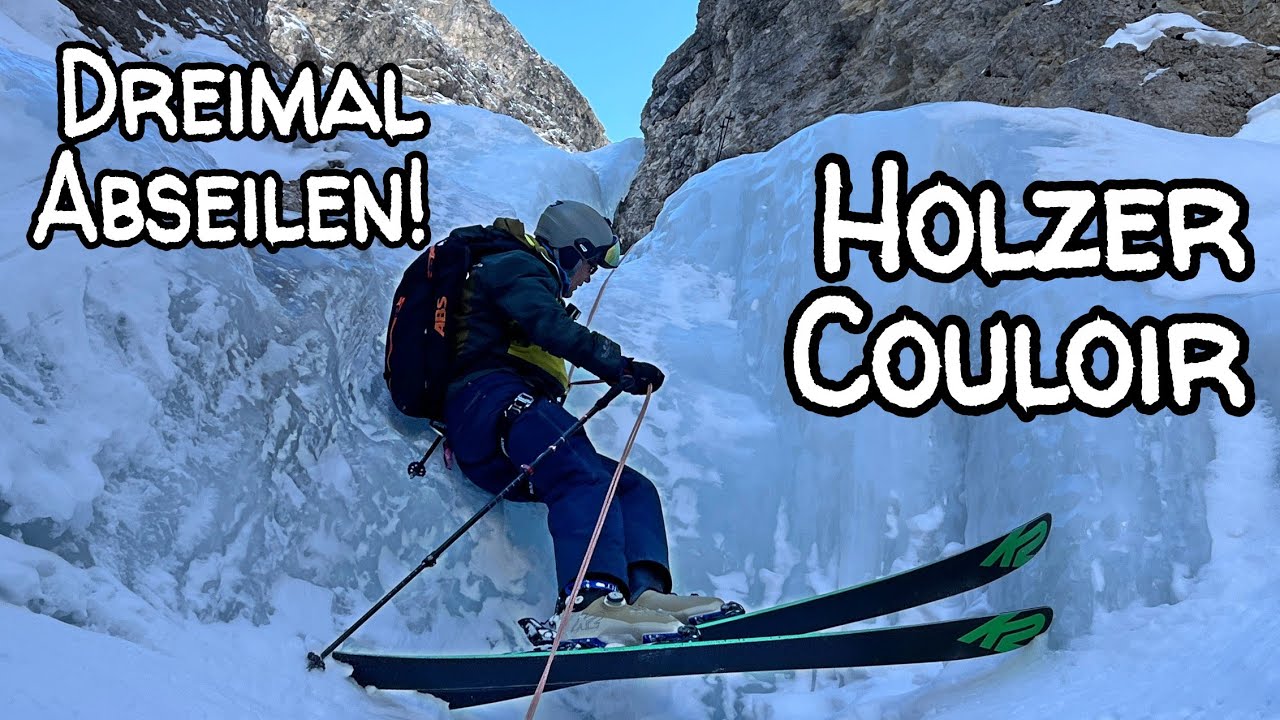 Skiing Canale Holzer - Kaputte Kanten, zerrissene Hosen und dreimal Abseilen, aber wir haben Spaß!