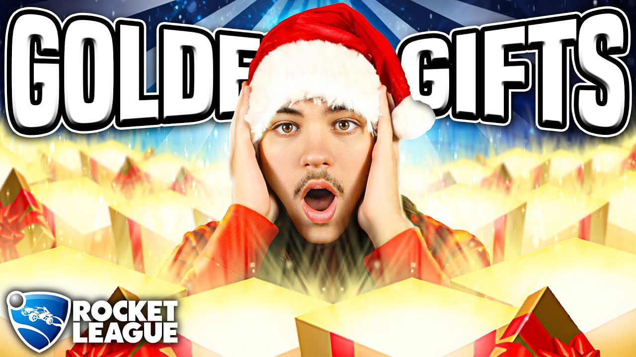 Opening *GOLDEN GIFT &lsquo;23* Drops For CHRISTMAS In ROCKET LEAGUE!